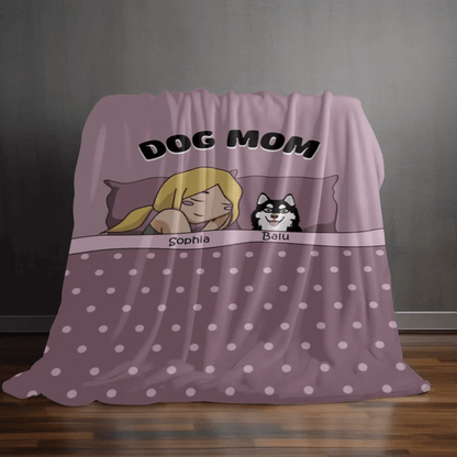 Customizer Personalized Dog Mom Blanket