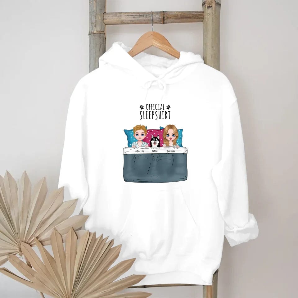 Customizer Hooded Sweatshirt / White / S Personalized Official Sleepshirt Hooded Sweatshirt