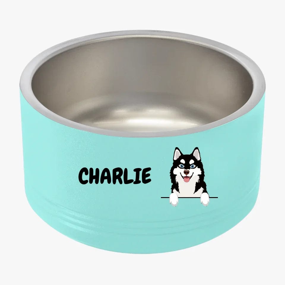 Customizer Pet Bowl, 18oz / Teal / 18oz Personalized Pet Bowl