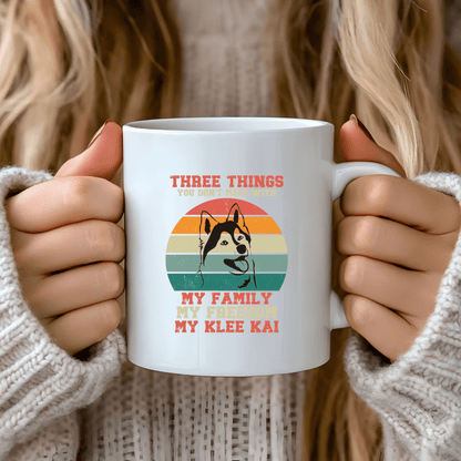 Mug Ceramic Mug, 3 Things not to mess with (11oz, 15oz)