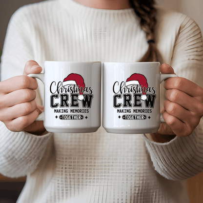 Mug 15oz Ceramic Mug, Christmas Crew (11oz, 15oz)