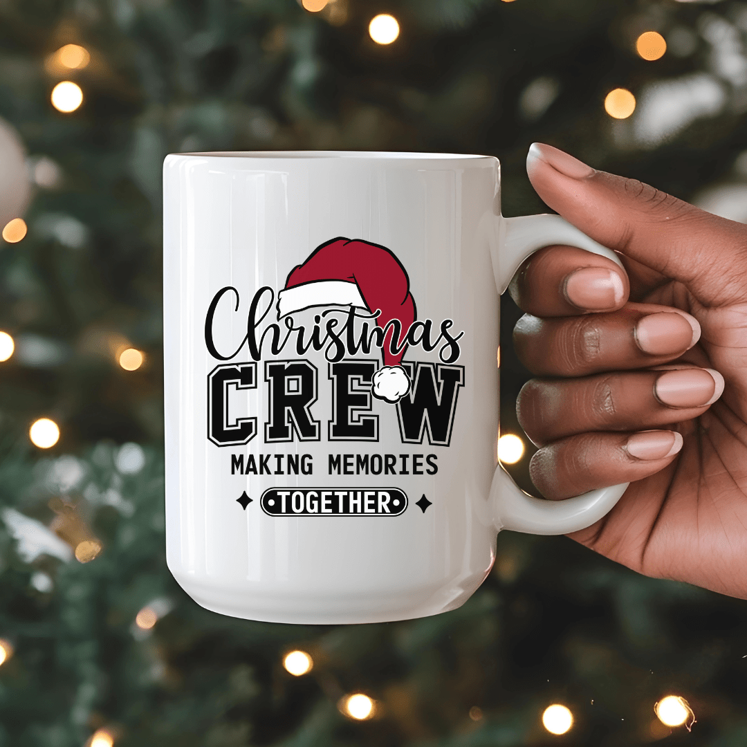 Mug Ceramic Mug, Christmas Crew (11oz, 15oz)