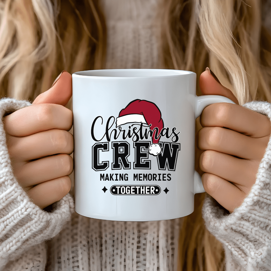 Mug Ceramic Mug, Christmas Crew (11oz, 15oz)