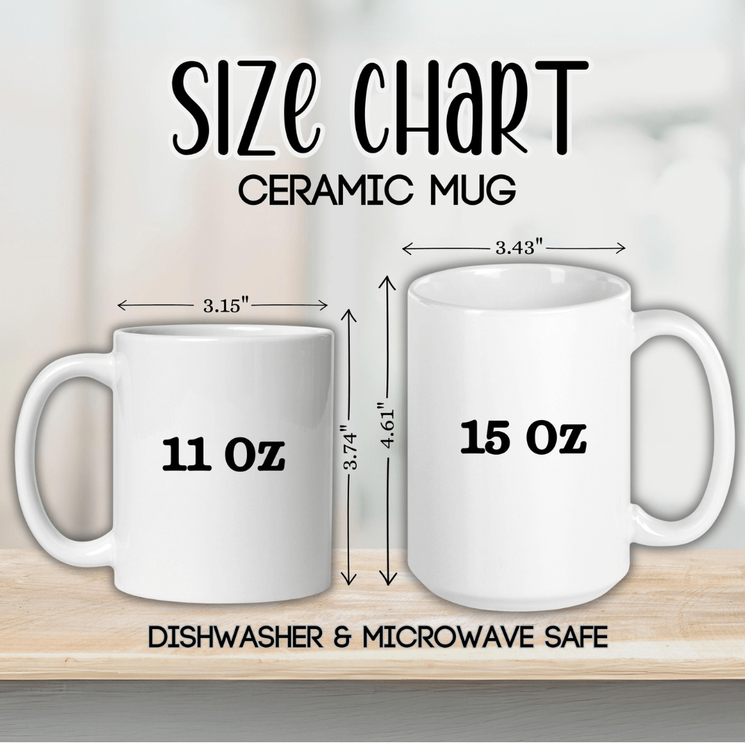 Mug Ceramic Mug, Fist bump with pow marks (11oz, 15oz)