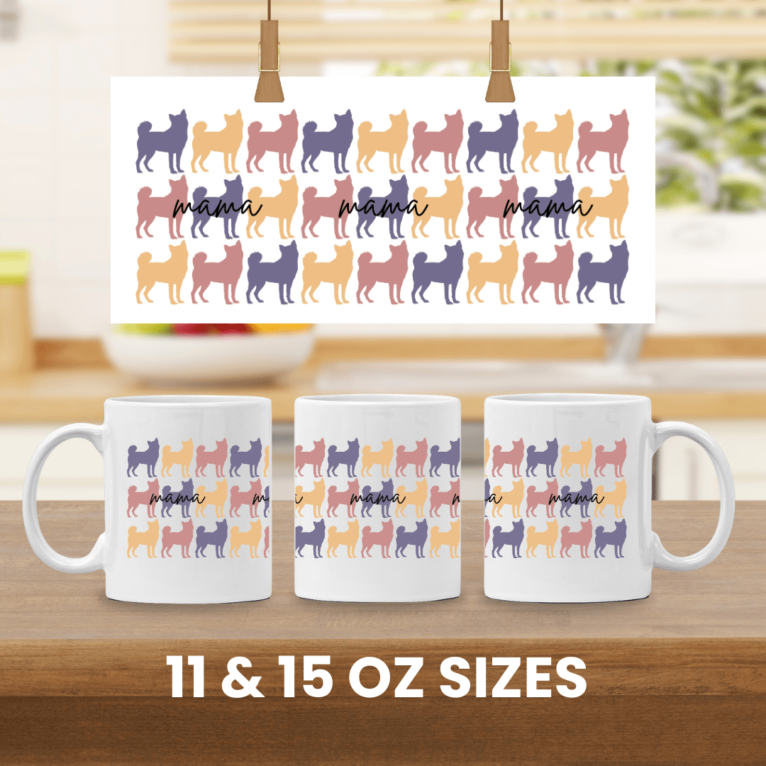 Mug Ceramic Mug, Klee Kai Mama multi colored (11oz, 15oz)