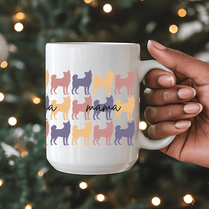 Mug Ceramic Mug, Klee Kai Mama multi colored (11oz, 15oz)