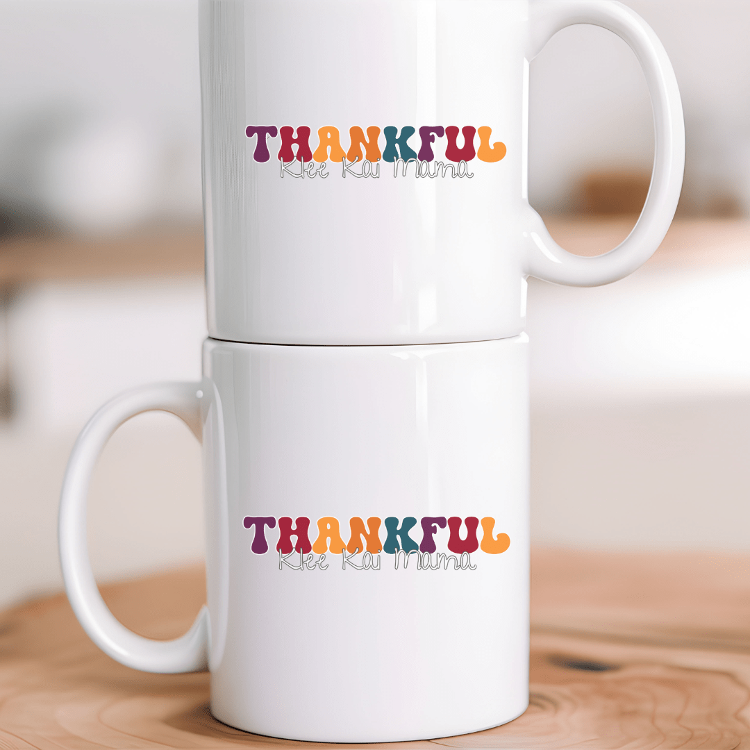 Mug 11oz Ceramic Mug, Thankful Klee Kai Mama (11oz, 15oz)