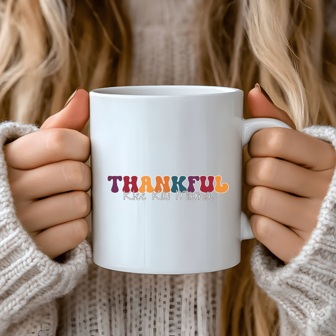 Mug Ceramic Mug, Thankful Klee Kai Mama (11oz, 15oz)