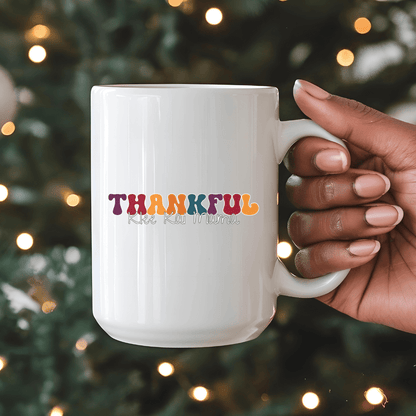 Mug Ceramic Mug, Thankful Klee Kai Mama (11oz, 15oz)