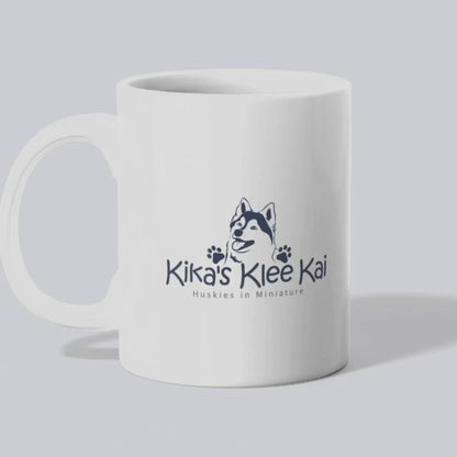 Ceramic Mug, Kikas Klee Kai Logo (11oz, 15oz)