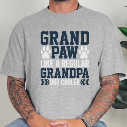 GrandPaw But Better Tee (Blue Script)