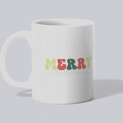 Ceramic Mug, Merry Klee Kai Mama - Green (11oz, 15oz)