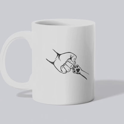 Ceramic Mug, Paw fist bump (11oz, 15oz)