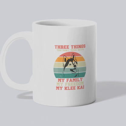 Ceramic Mug, 3 Things not to mess with (11oz, 15oz)