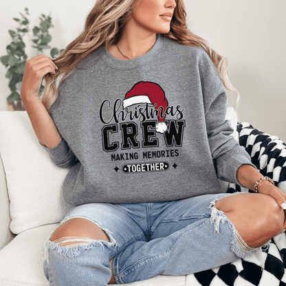 Sweatshirt Graphite Heather / S Christmas Crew Sweatshirt (Women)