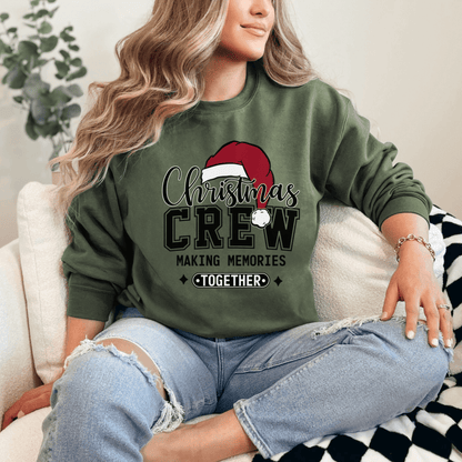 Sweatshirt Military Green / S Christmas Crew Sweatshirt (Women)