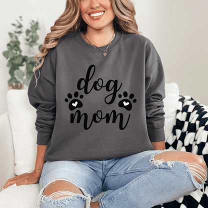 Sweatshirt Charcoal / S Dog Mom Sweatshirt