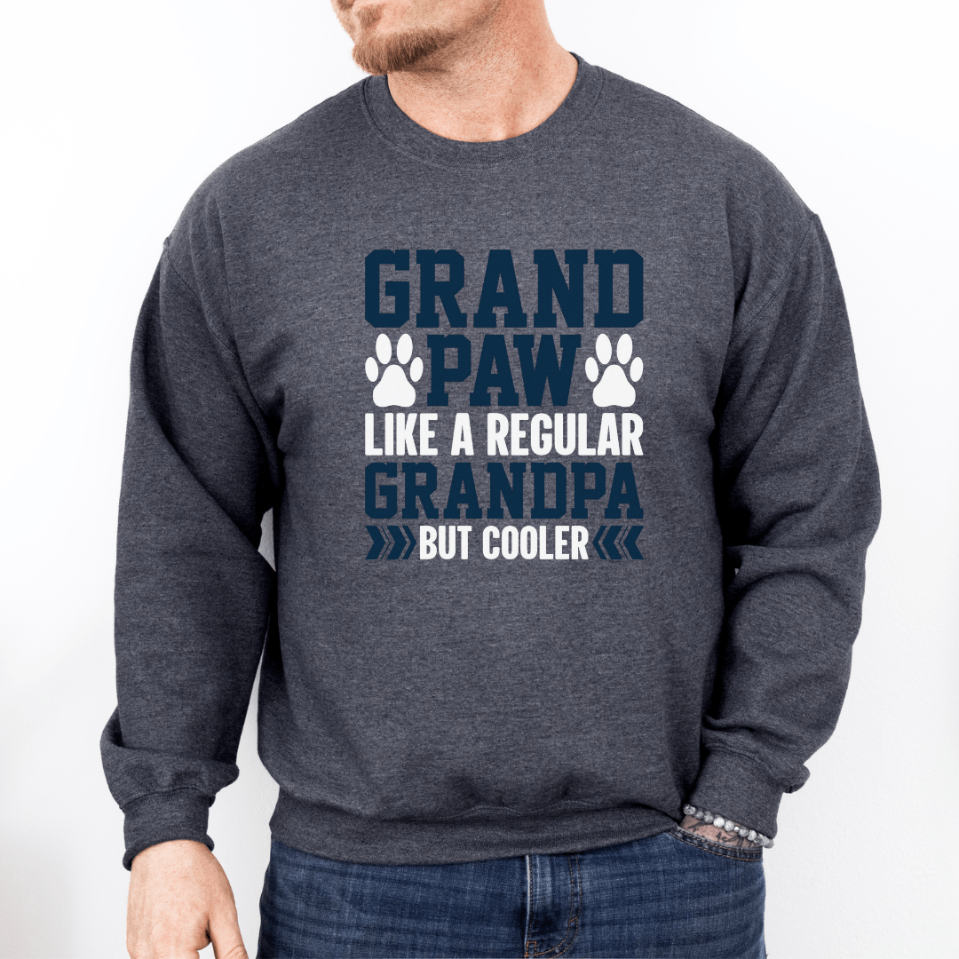 Sweatshirt Dark Heather / S Grand Paw Blue Sweatshirt