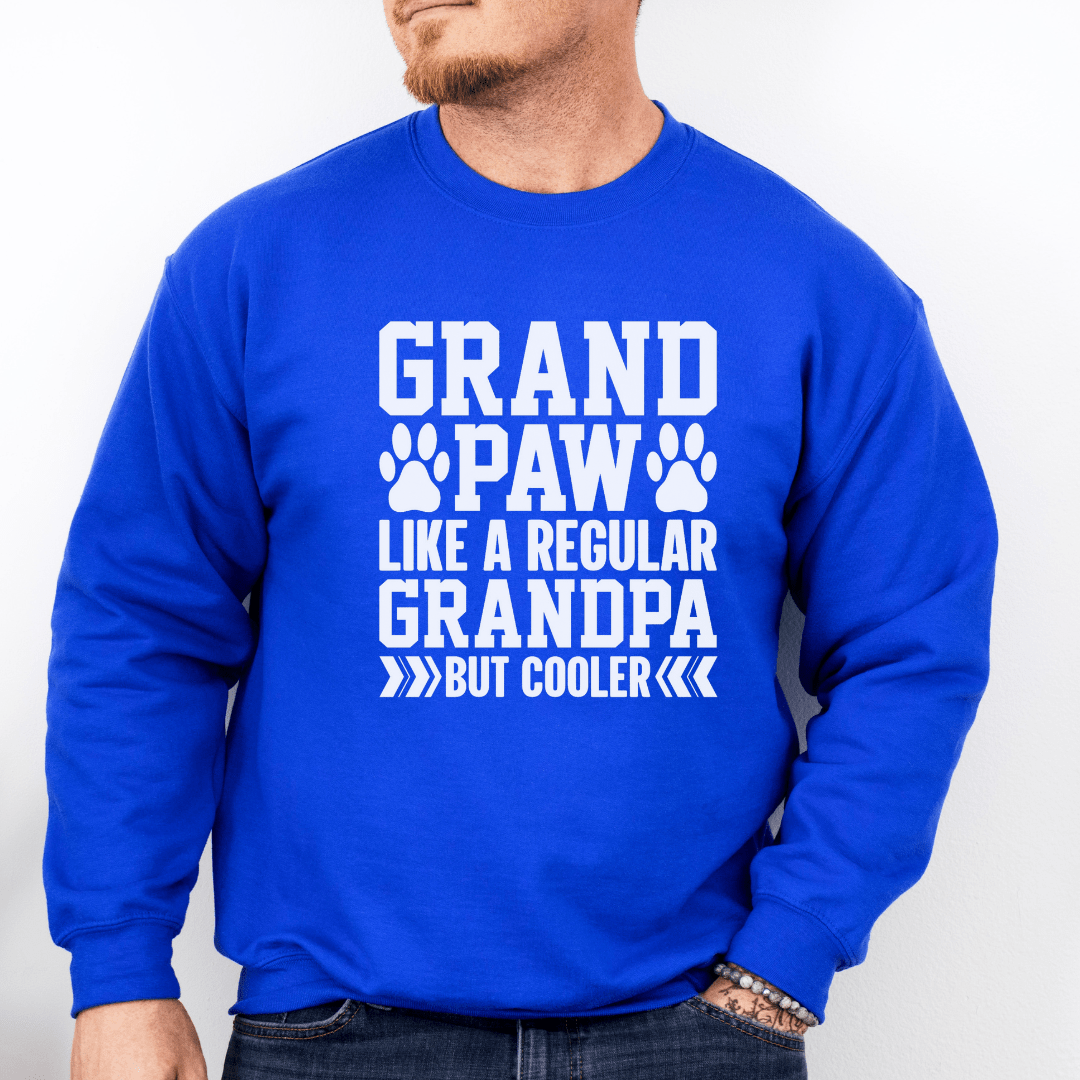 Sweatshirt Royal / S Grand Paw White Sweatshirt