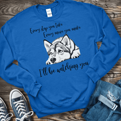 Sweatshirt Royal / S I'll be watching you Sweatshirt (Women)