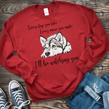 Sweatshirt Red / S I'll be watching you Sweatshirt (Women)