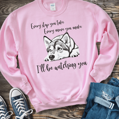 Sweatshirt Light Pink / S I'll be watching you Sweatshirt (Women)