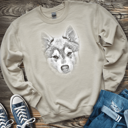 Sweatshirt S / Sand Klee Kai Sketch Sweatshirt