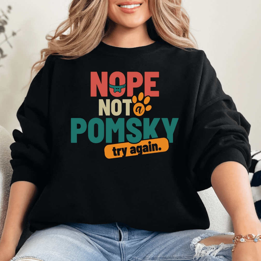 Sweatshirt Nope Not A Pomsky! Klee Kai Pride Sweatshirt