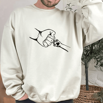 Sweatshirt Sand / S Paw Fist Bump Sweatshirt