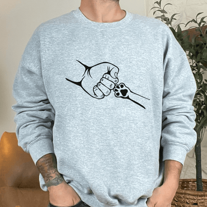 Sweatshirt Sport Grey / S Paw Fist Bump Sweatshirt