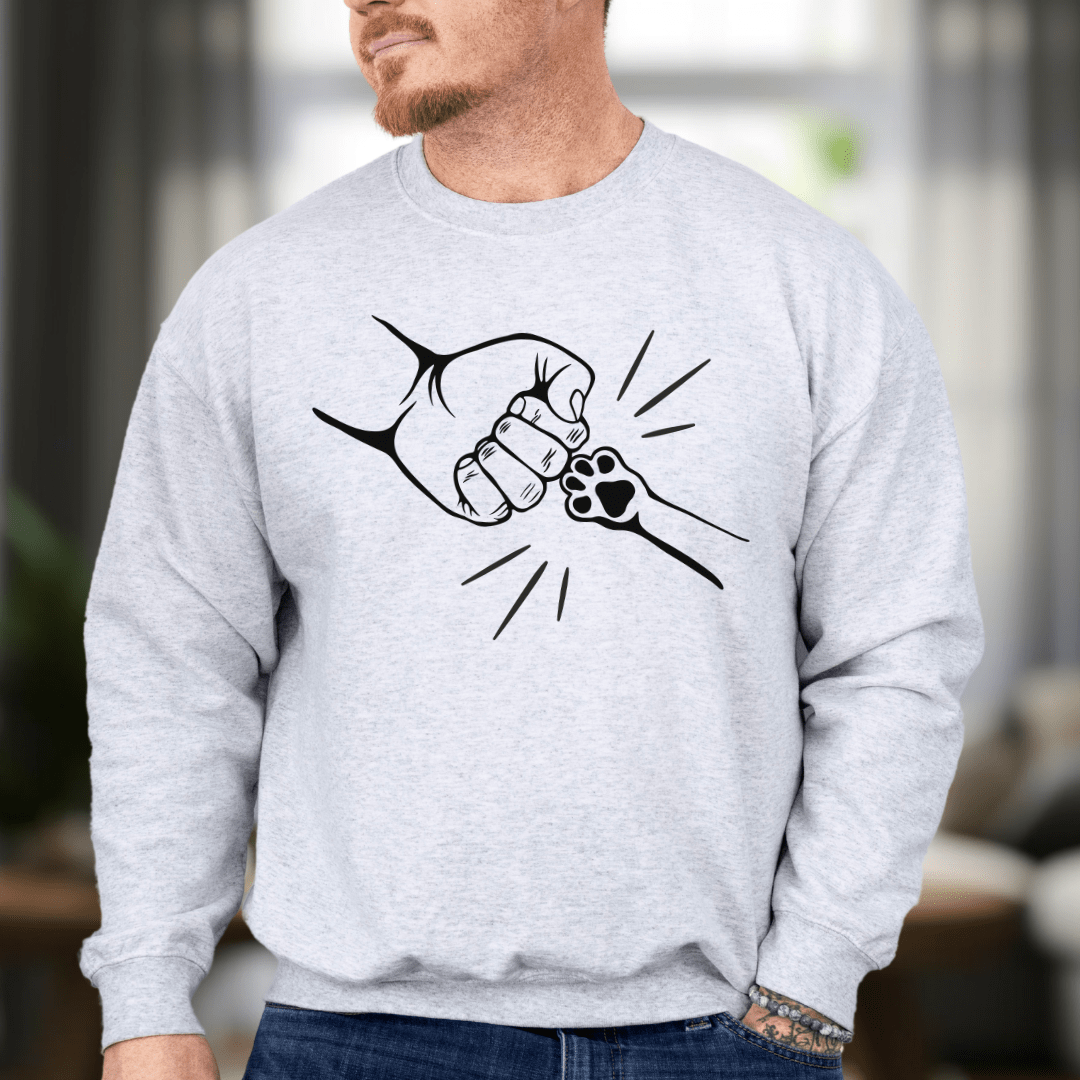 Sweatshirt Paw Fist Bump Sweatshirt