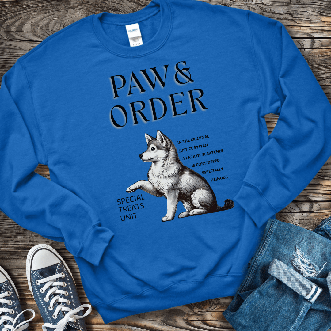 Sweatshirt Royal / S Paw & Order Klee Kai Dog Mom Sweatshirt