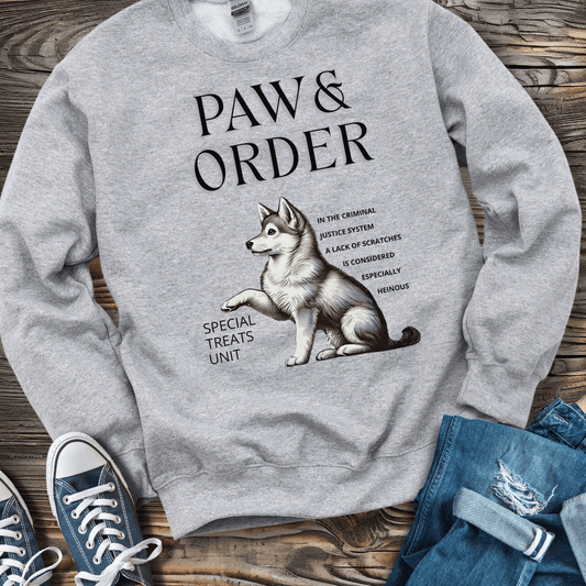 Sweatshirt Sport Grey / S Paw & Order Klee Kai Dog Mom Sweatshirt