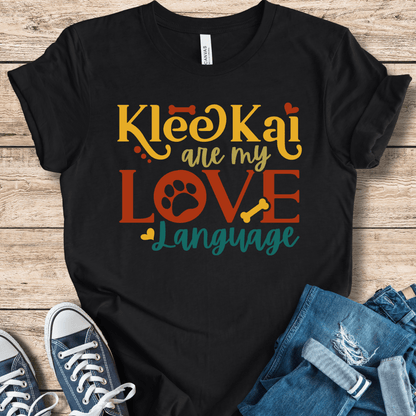 T-Shirt Black / XS Alaskan Klee Kai Are My Love Language T-Shirt