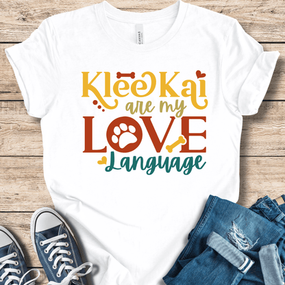 T-Shirt White / XS Alaskan Klee Kai Are My Love Language T-Shirt