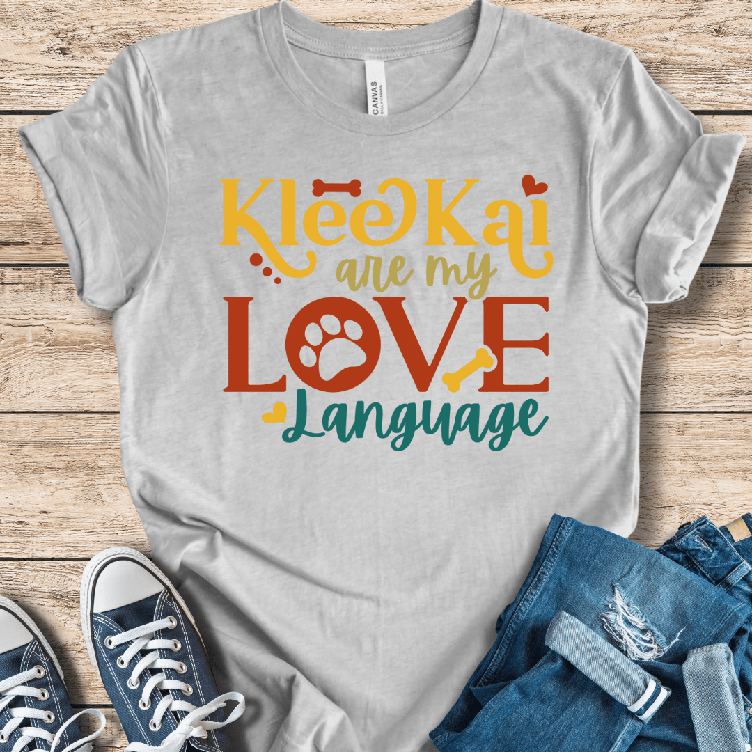 T-Shirt Athletic Heather / XS Alaskan Klee Kai Are My Love Language T-Shirt