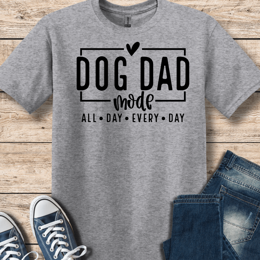 T-Shirt Sport Grey / S Dog Dad Mode T-Shirt