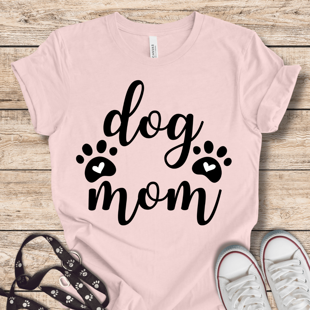 T-Shirt Soft Pink / XS Dog Mom Tee