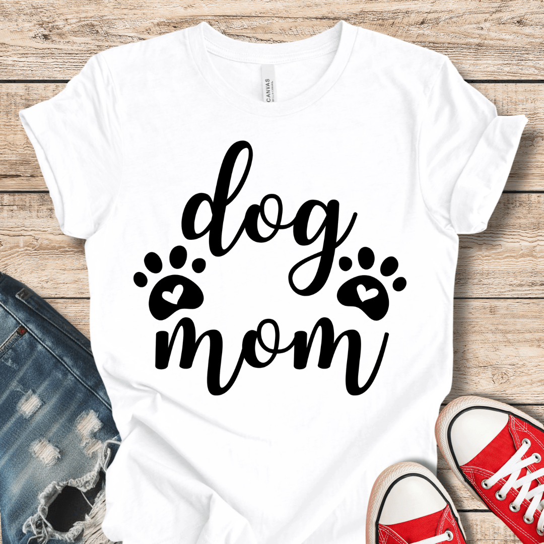 T-Shirt White / XS Dog Mom Tee