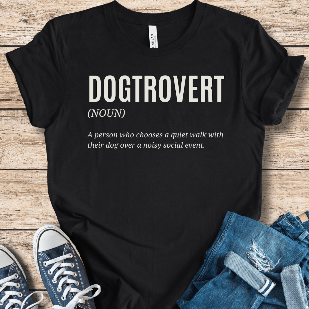 T-Shirt Black / XS Dogtrovert Definition Tshirt