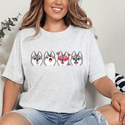 T-Shirt Emoji GW Alaskan Klee Kai Style Tee