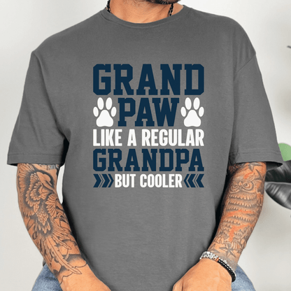 T-Shirt Charcoal / XS GrandPaw But Better Tee (Blue Script)