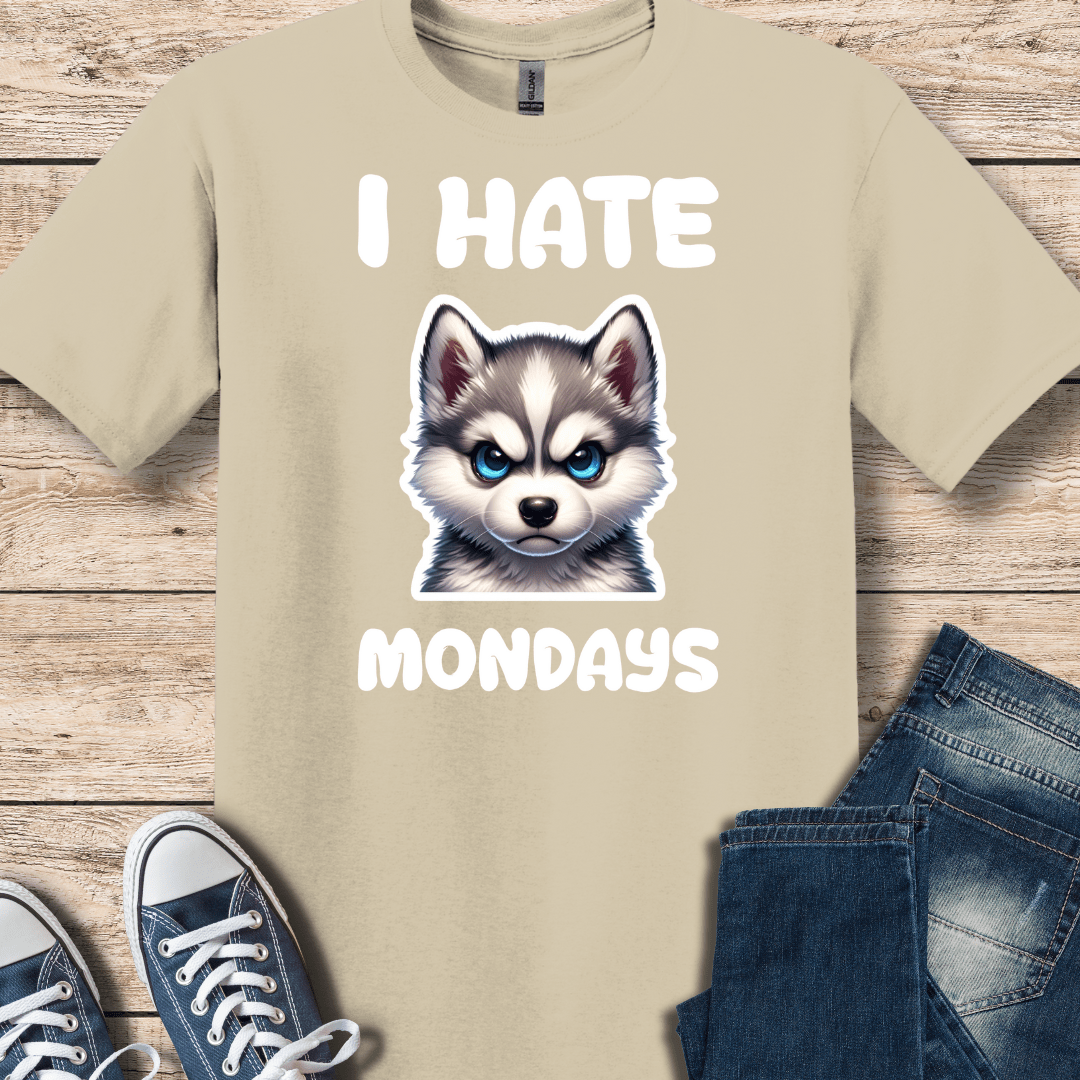 T-Shirt Sand / S I Hate Mondays-Klee Kai Shirt