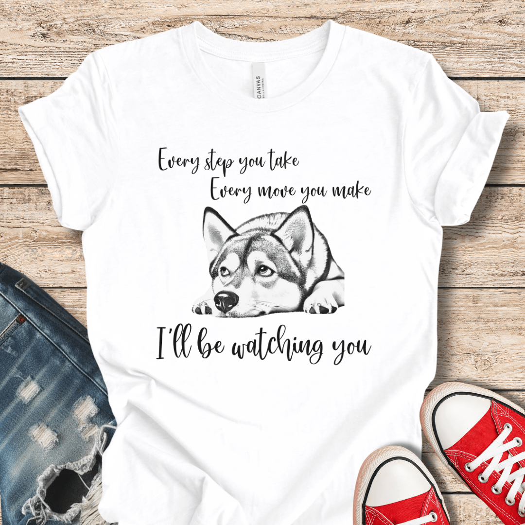 T-Shirt White / XS I'll be watching you Tee