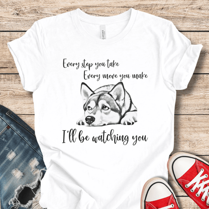 T-Shirt White / XS I'll be watching you Tee