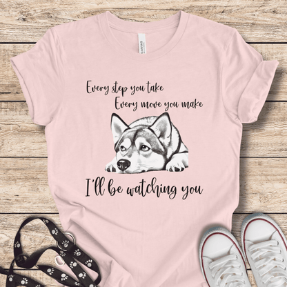 T-Shirt Soft Pink / XS I'll be watching you Tee