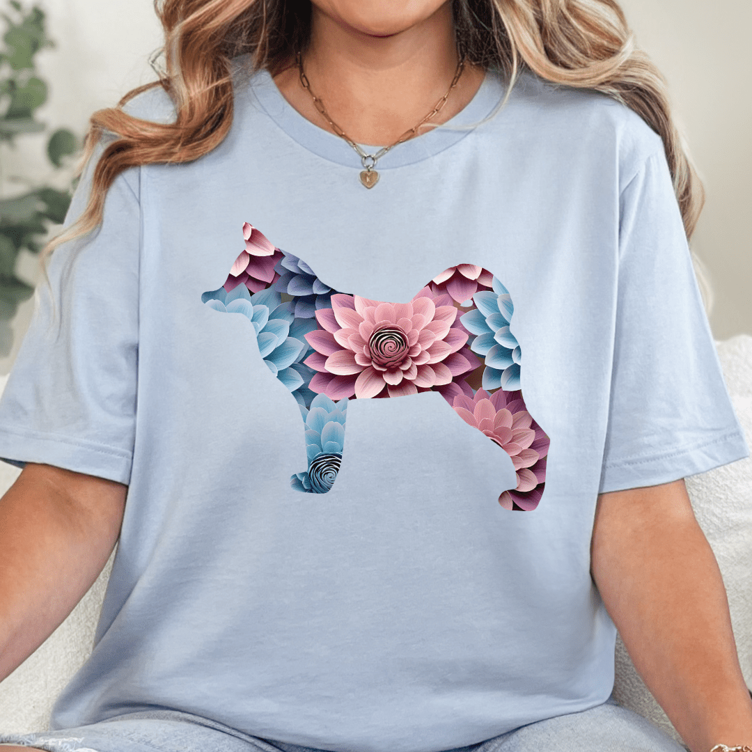 T-Shirt Klee Kai Flower Shirt