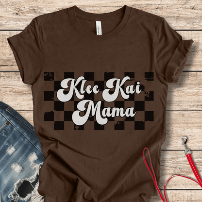 T-Shirt Heather Brown / XS Klee Kai Mama Retro Tee