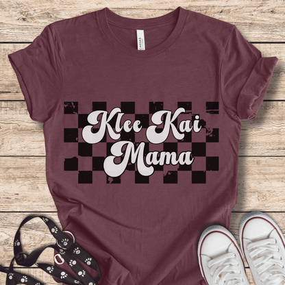 T-Shirt Heather Maroon / XS Klee Kai Mama Retro Tee