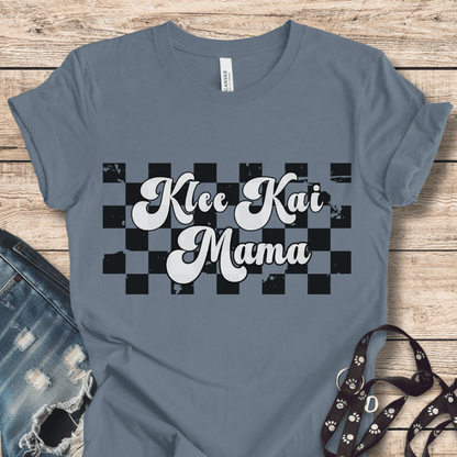 T-Shirt Steel Blue / XS Klee Kai Mama Retro Tee